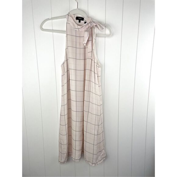 THEORY Espere Tile Print Tie-Neck Dress Size 8 - Picture 2 of 8